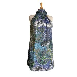 Sao Paulo Dress 4 A-line paisley floral lined Boho Mod Look Feminine Fairy-core